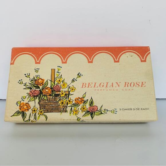 NEW Vintage Ben Rickert Belgian Rose Luxury Soap - Picture 4 of 7